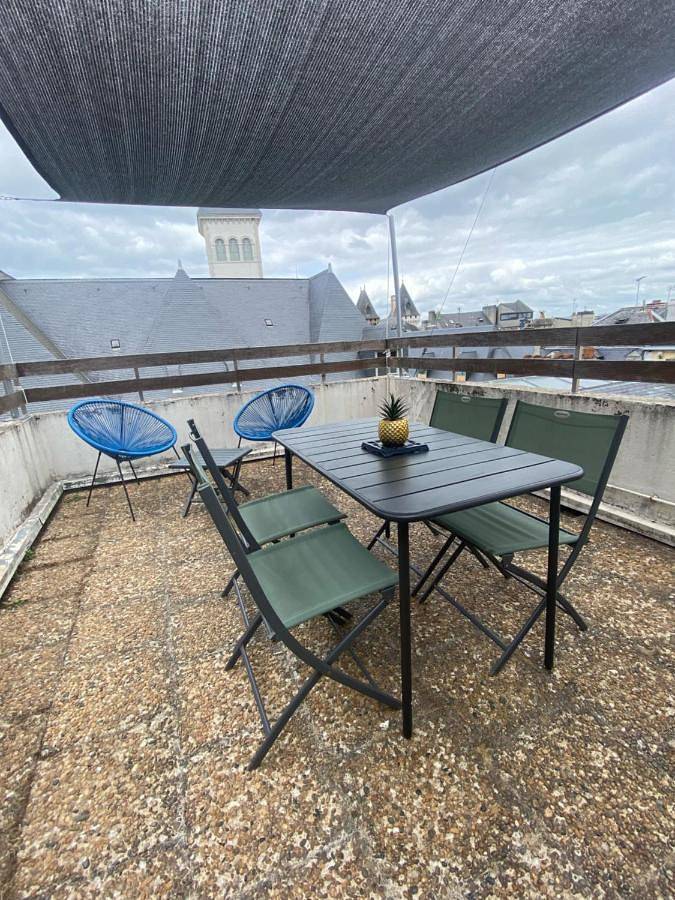 Appartement de vacances pour 4 personnes, avec terrasse et vue