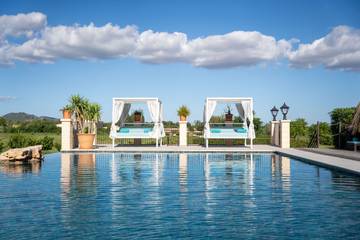 Chalet in Santa María del Camino, Interior de Mallorca für 16 