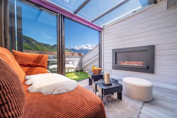 Appartement de vacances pour 4 personnes, avec terrasse et vue