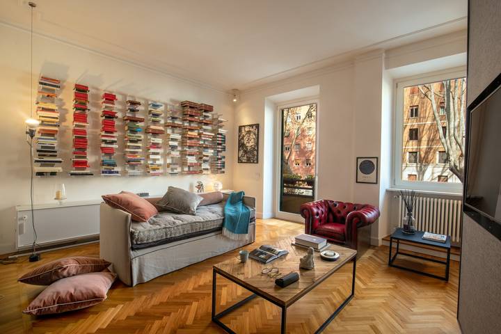 Ferieleilighet for 4 personer, med balkong, barnevennlig i Roma