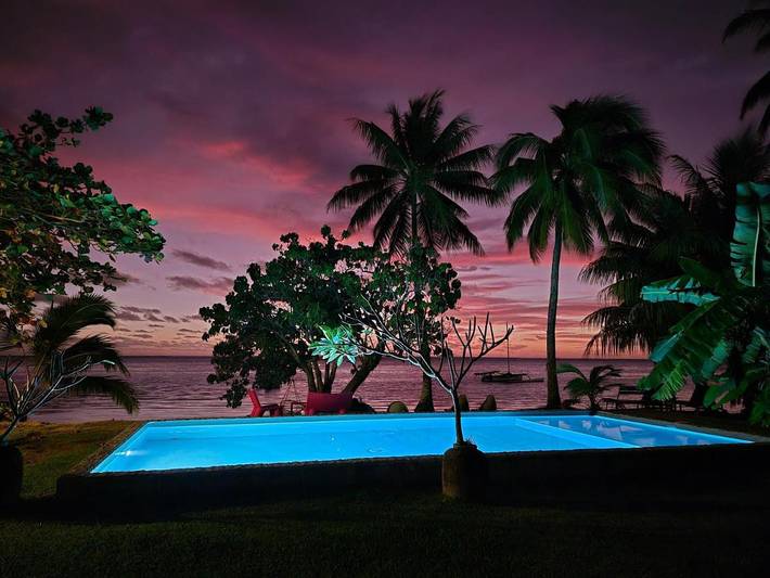 Maison d’hôte pour 2 personnes, avec piscine ainsi que jardin et vue dans Ha'apiti - 4