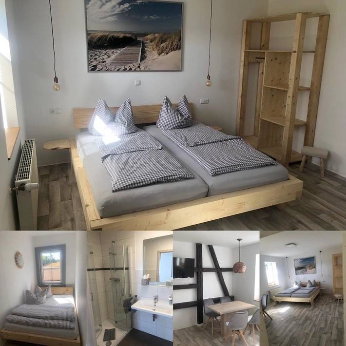 Hotel für 2 Personen, mit Balkon und Terrasse sowie Garten und Seeblick an der Bleilochtalsperre