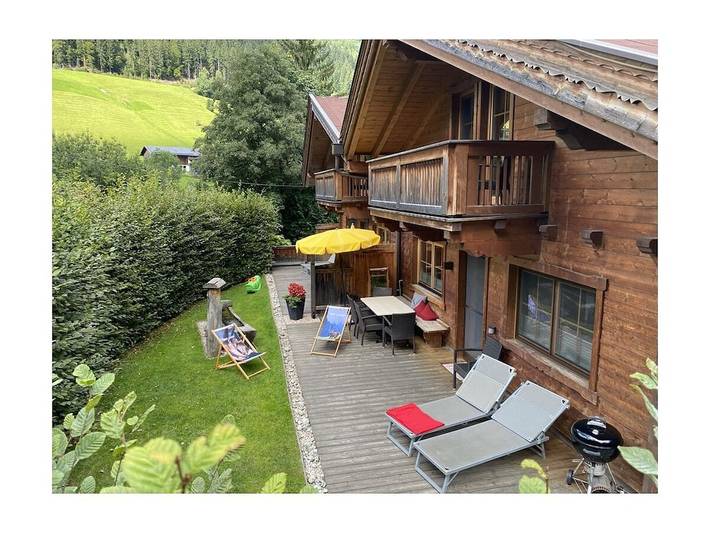 Chalet für 8 Personen, mit Balkon und Garten in Finkenberg