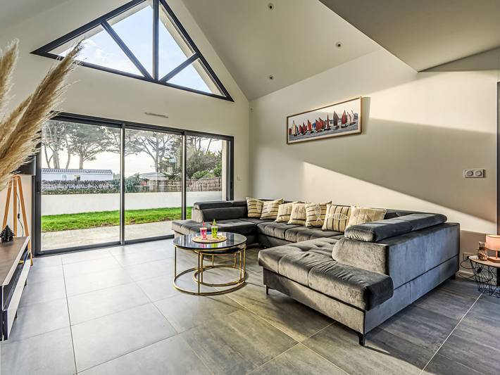 Location de vacances pour 8 personnes, avec jardin, animaux acceptés dans Plage Du Petit Rohu Saint Pierre Quiberon - 2