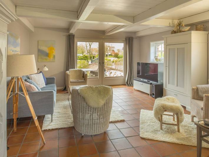 Ferienwohnung für 4 Personen, mit Garten und Terrasse, kinderfreundlich in Borgsum