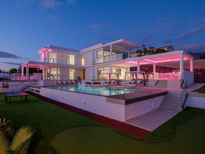 Ferienhaus für 8 Personen, mit Pool und Sauna sowie Meerblick und Garten auf den Kanaren - 2