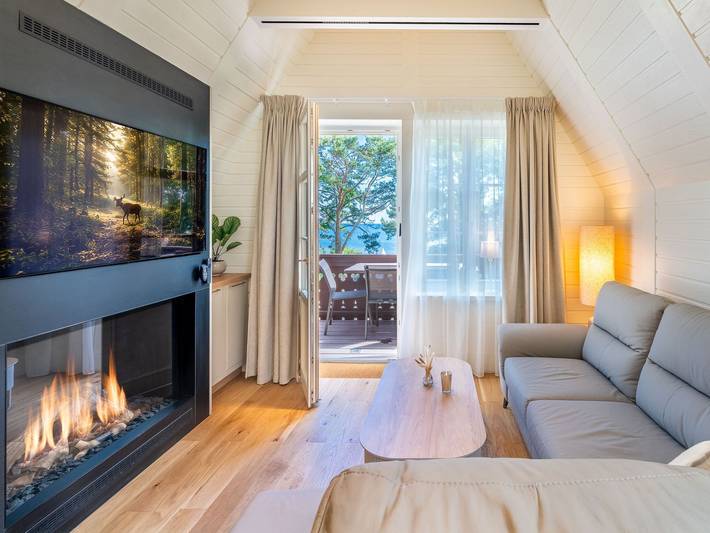 Ferienwohnung für 4 Personen, mit Balkon und Pool sowie Sauna