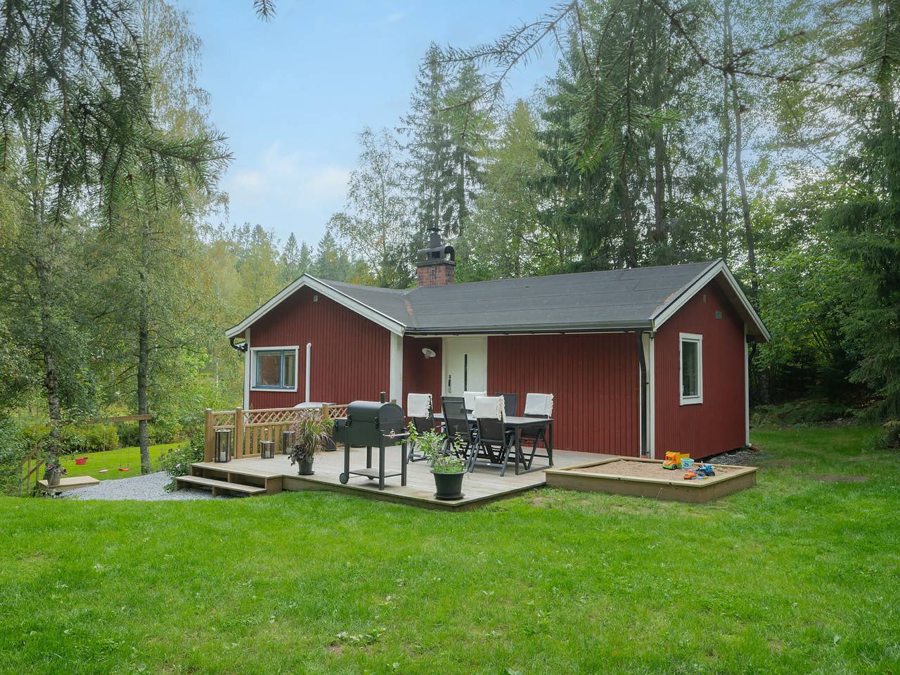 Paradislyckan in Huddinge, Schwedische Ostsee