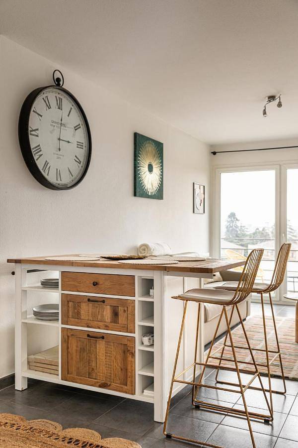 Gîte pour 4 personnes, avec vue et balcon à Étrembières - 3