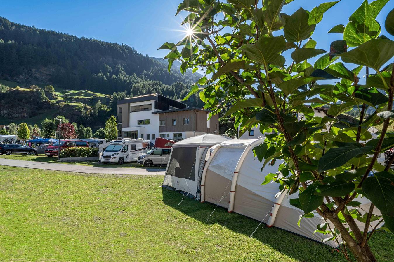 Stellplatz Premium bis zu 100 m² in Weißkamm, Sölden (Österreich)