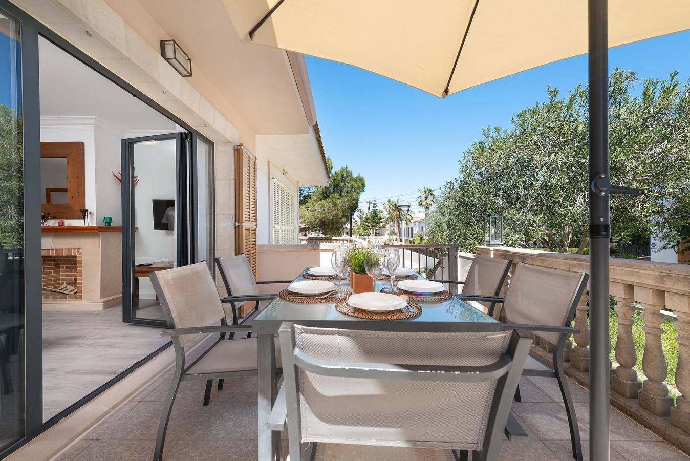Ferienhaus für 8 Personen mit Garten in Playa de Muro, Muro