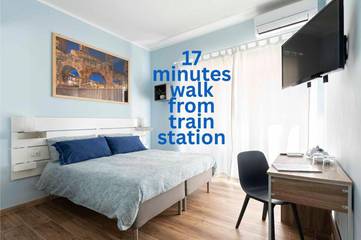 Maison d’hôte pour 3 personnes, avec terrasse et vue dans Ostie