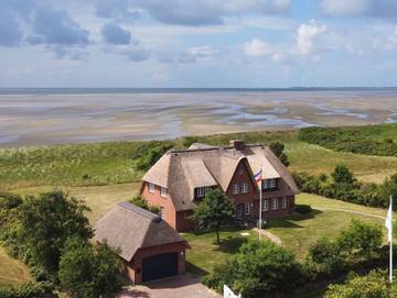 Ferienhaus mit Meerblick für 6 Personen, mit Terrasse und Sauna sowie Garten, mit Haustier auf Föhr