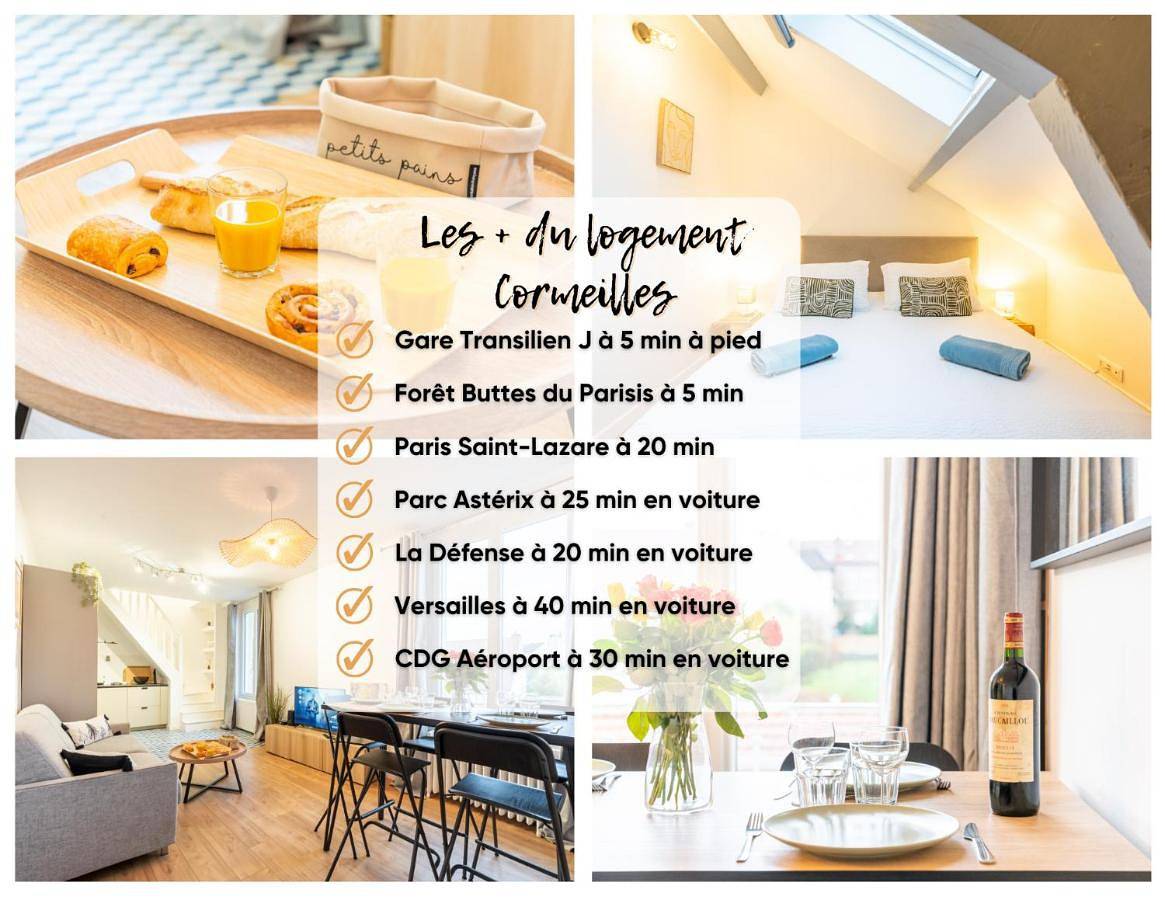 Appartement entier, Par Easy- Grand Duplex- Gare Transilien J à 5 min à pieds in Cormeilles-en-Parisis, Val-d'Oise