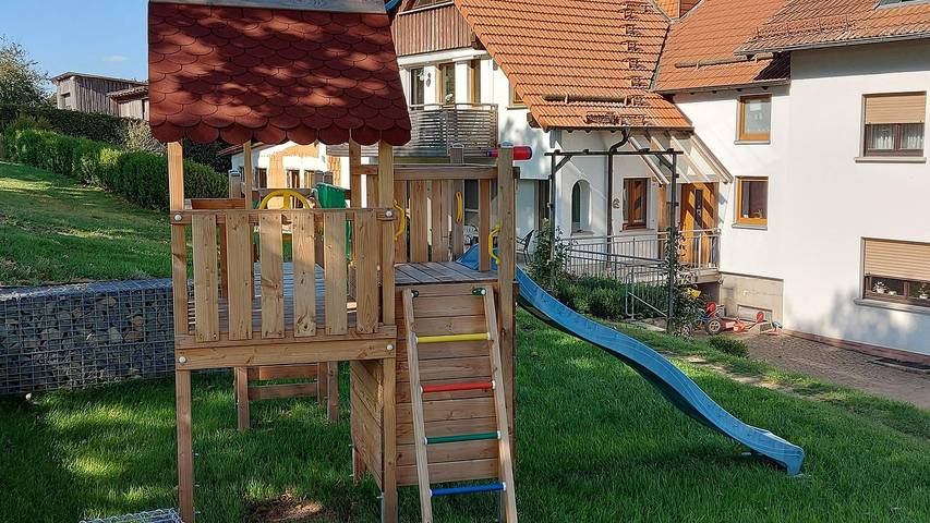 Ferienwohnung für 5 Personen, mit Garten, mit Haustier in Poppenhausen - 2