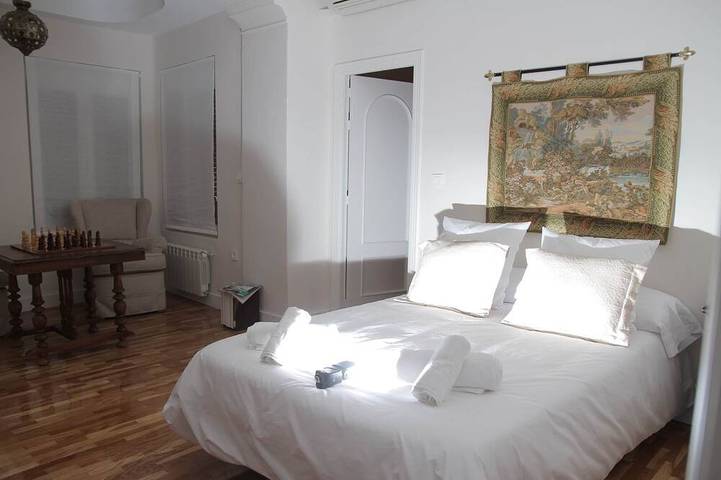 Family Room at Casa El Villar in Brazatortas, Comarca de la Mancha