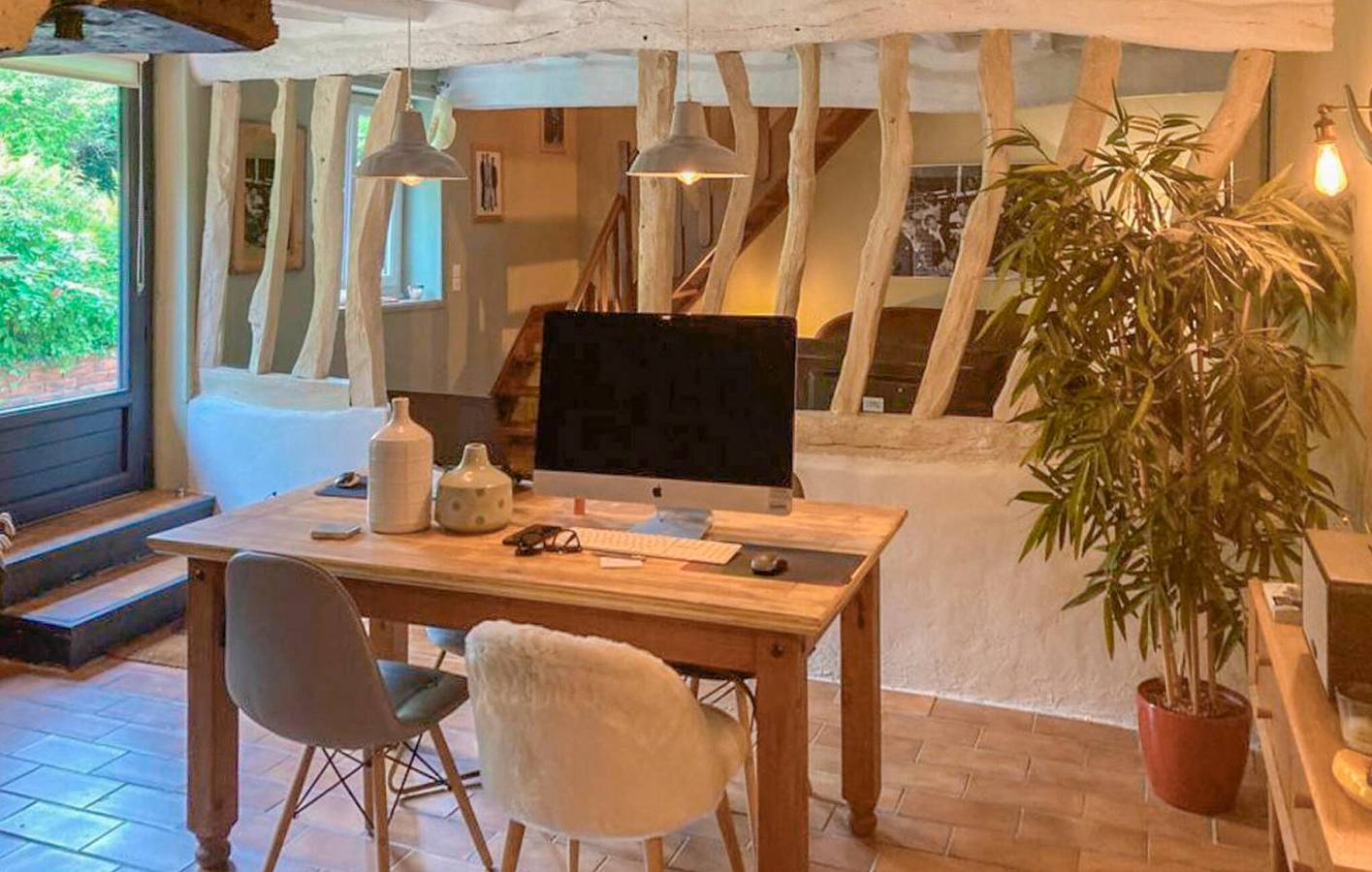 Charmant appartement vlakbij het centrum van Bénesville in Canville-les-Deux-Églises, Dieppe en omgeving