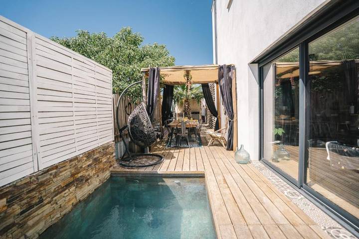 Location de vacances pour 4 personnes, avec piscine et jardin à Villedaigne - 3