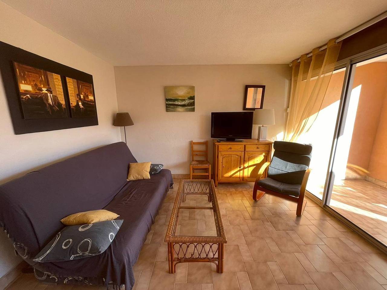 Appartement de vacances entier, 3 Pièces 6 personnes plain-pied accès direct Plage Richelieu Cap D'Agde in Cap d'Agde, Agde