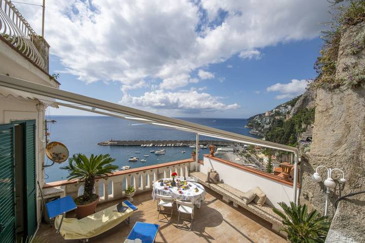 Ferienwohnung für 4 Personen, mit Balkon/Terrasse und Meerblick in Amalfi - 3