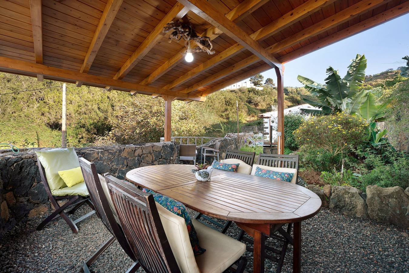 Casa de vacaciones 'El Nogal' con vistas al mar, terraza privada y Wi-Fi in San Juan de la Rambla, Tenerife Norte