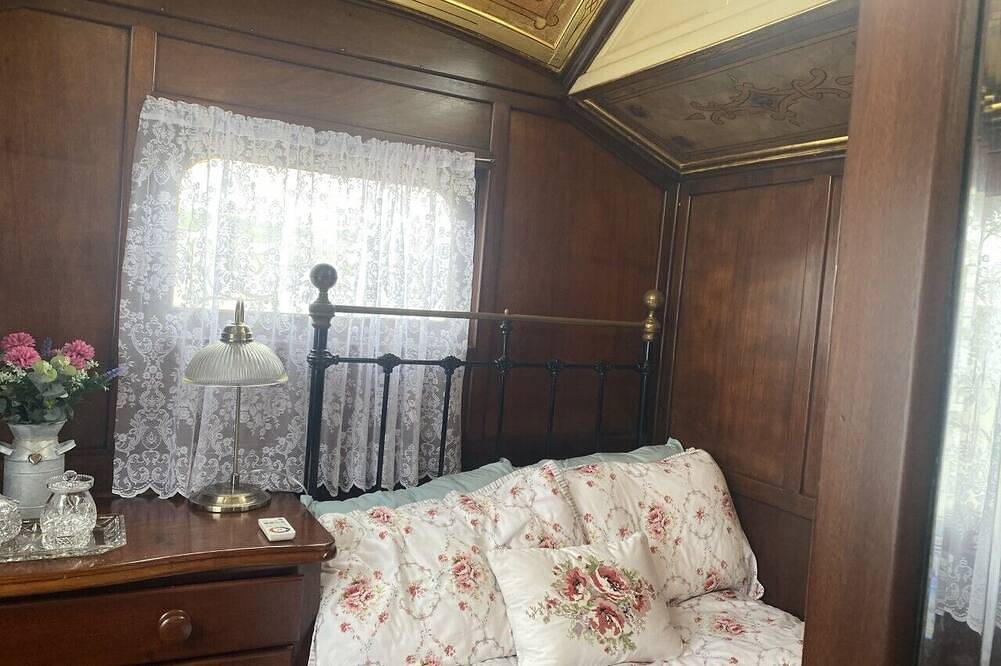 Vintage Showman's Wagon For Two Close to Beach in Plymouth, South West England