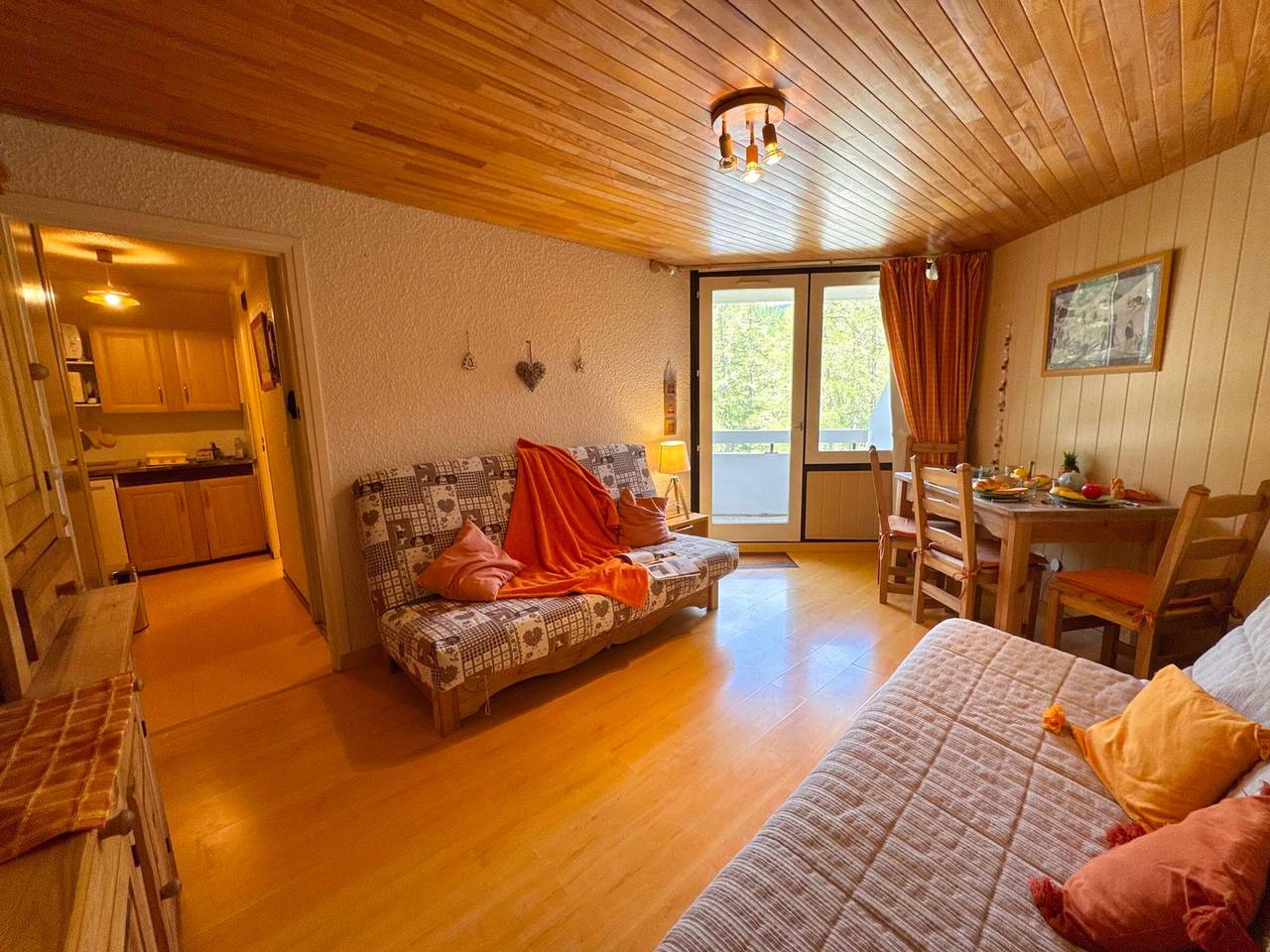 Studio entier, Studio cabine vue mélèzes - 4 pers. in Vars, Région de Briançon