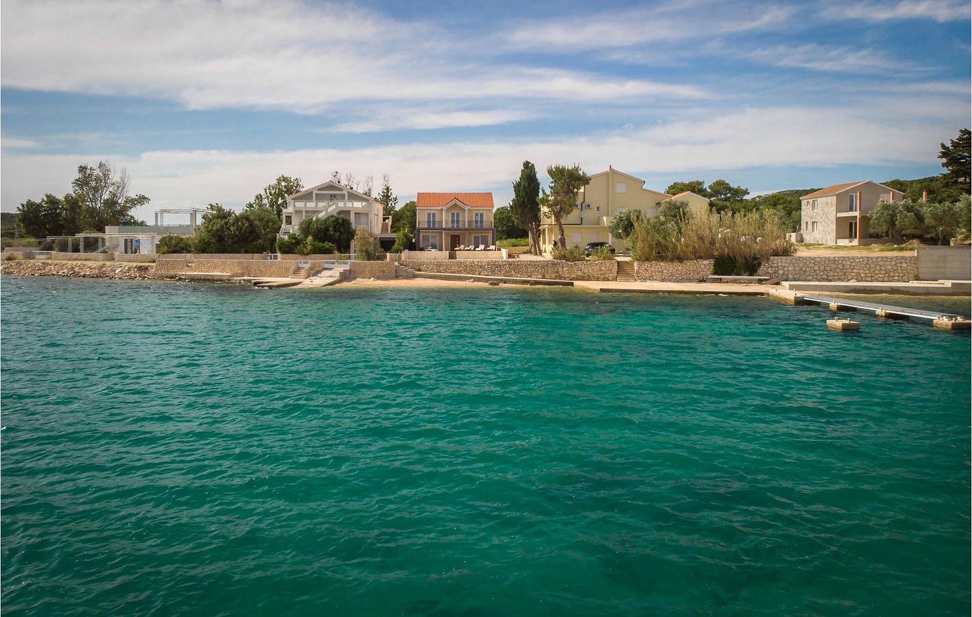 Holiday home for 10 people with hot tub in Novalja, Pag Island