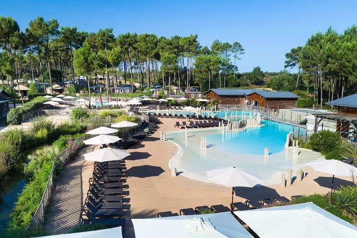 Camping para 4 personas, con terraza, Se admiten mascotas en Aquitania