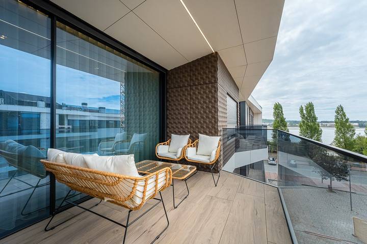 Gîte pour 4 personnes, avec balcon dans Viana do Castelo