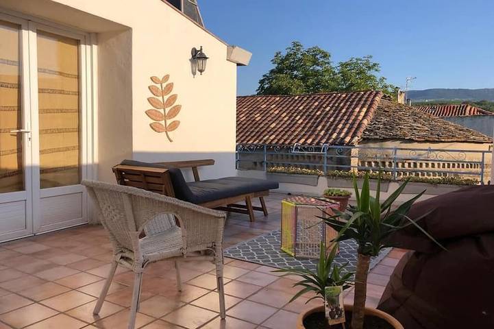 Gîte pour 5 personnes, avec Terrasse à Saint-Jean-de-la-Blaquière