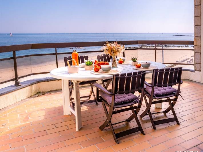 Gîte pour 5 personnes, avec Terrasse dans Kasino de Larmor Plage
