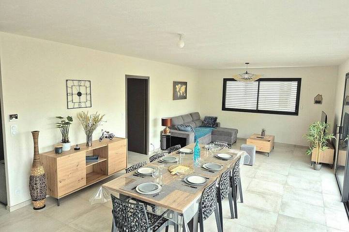 Maison de vacances pour 8 personnes, avec jardin