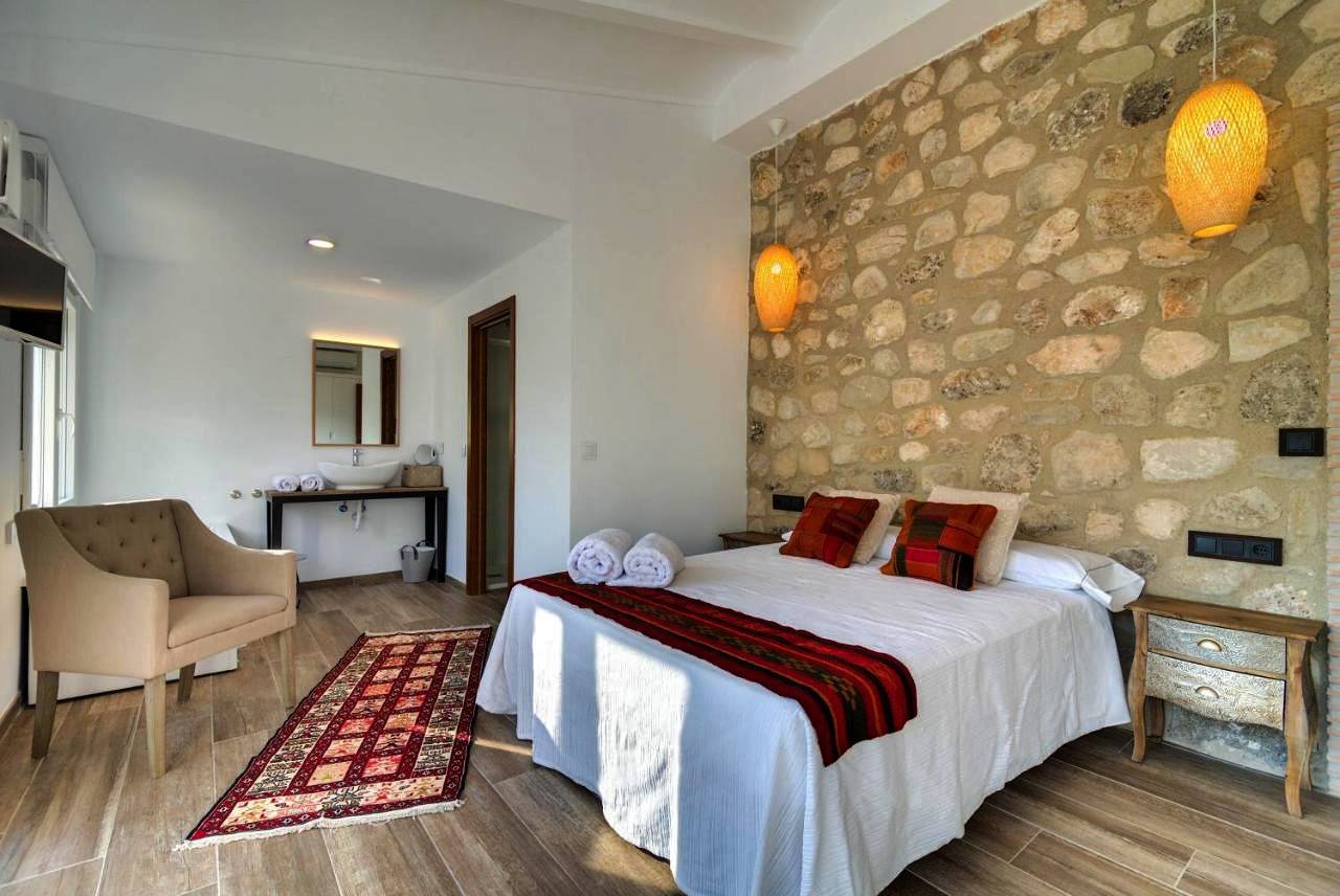 Double Room in Vall de Gallinera, Interior de Alicante