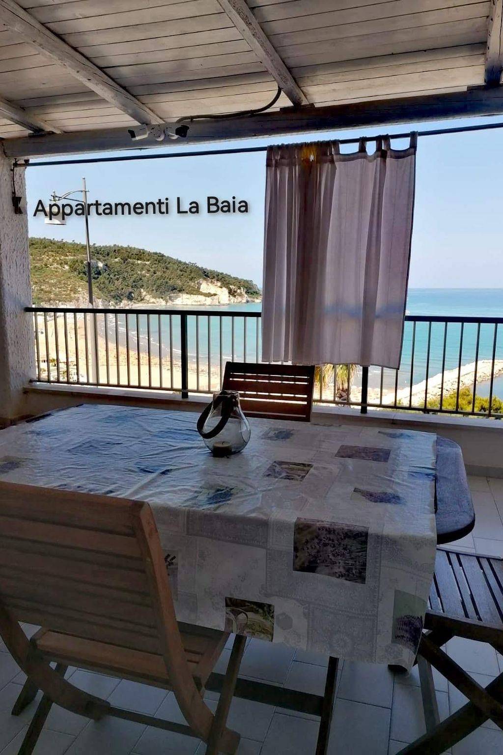 Appartement entier, Zwei-Zimmer-Wohnung mit Meerblick in Peschici, Région de Peschici