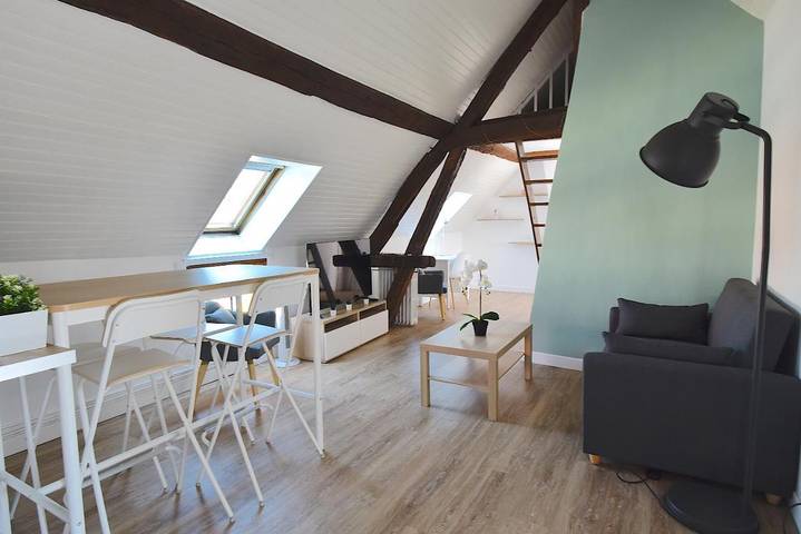 Appart’hôtel pour 4 personnes, avec jardin