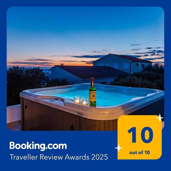 Villa für 10 Personen, mit Garten und Ausblick auf Pag