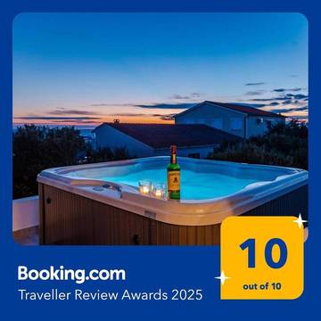 Villa für 10 Personen, mit Ausblick und Garten auf Pag