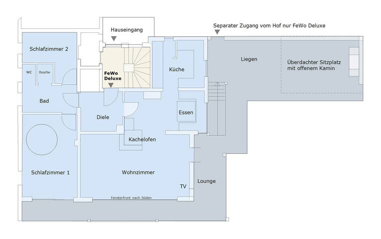 Ferienwohnung für 4 Personen, mit Balkon und Sauna, mit Haustier in Höchenschwand - 4