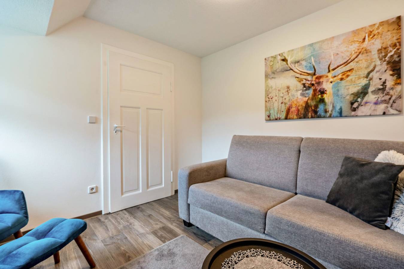 Ganze Wohnung, Ferienwohnung "Am Wald Dachgeschoss" mit Gemeinschaftsterrassen, Gemeinschaftsgarten und Wlan in Krauschwitz, Oberlausitz-Niederschlesien