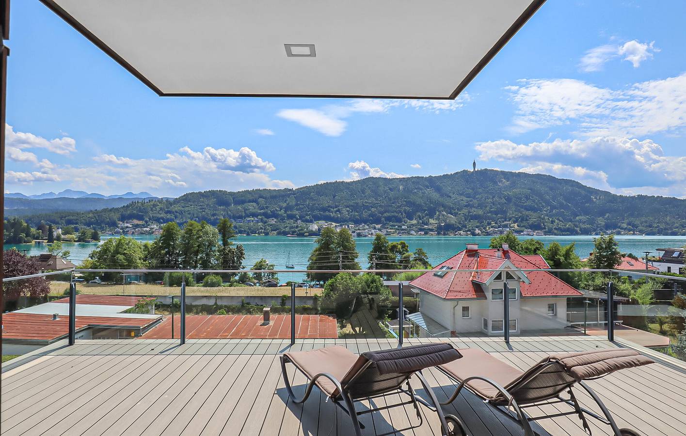 Ganze Ferienwohnung, Ferienwohnung für 4 Personen mit Seeblick in Pörtschach am Wörthersee, Klagenfurt-Villach