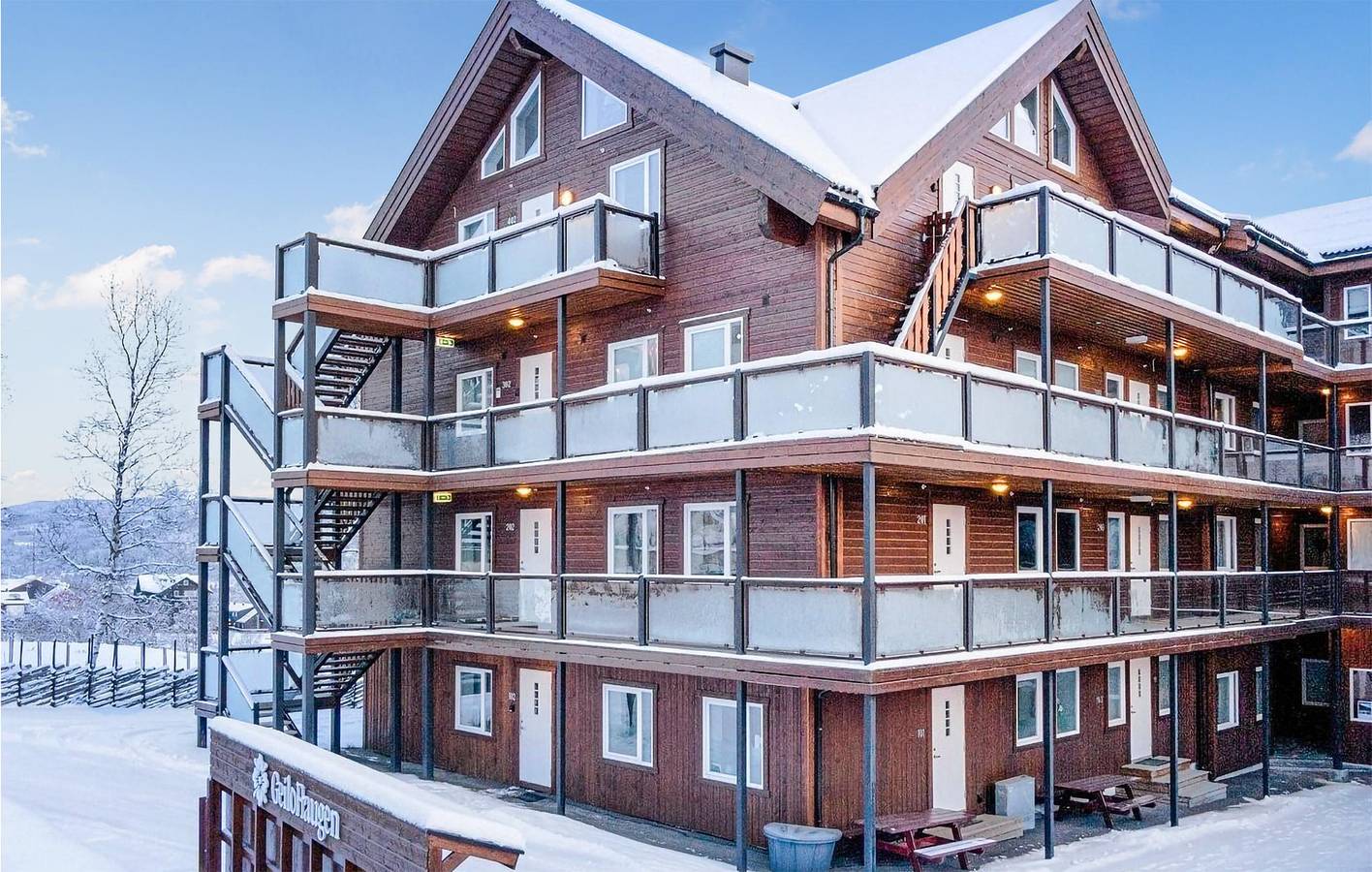 Ganze Ferienwohnung, Ferienwohnung für 4 Personen mit Terrasse in Geilo, Hol