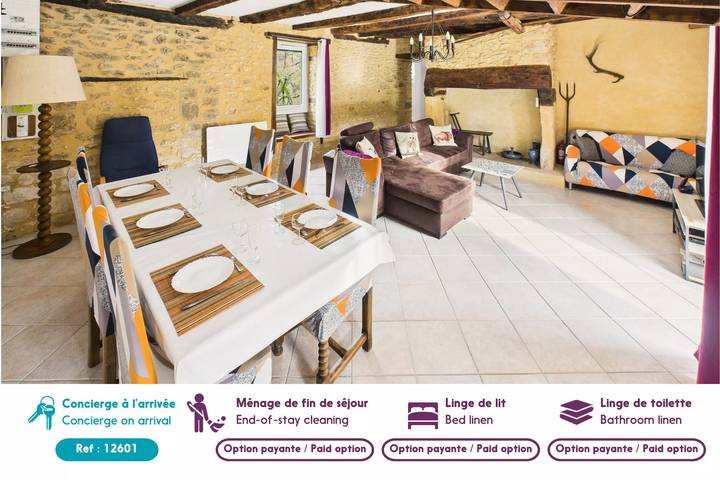 Location de vacances pour 5 personnes, avec jardin à Plazac - 3