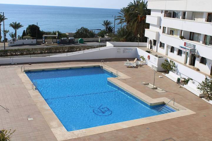 Appartamento per 2 persone, con piscina e balcone in Mojácar Playa