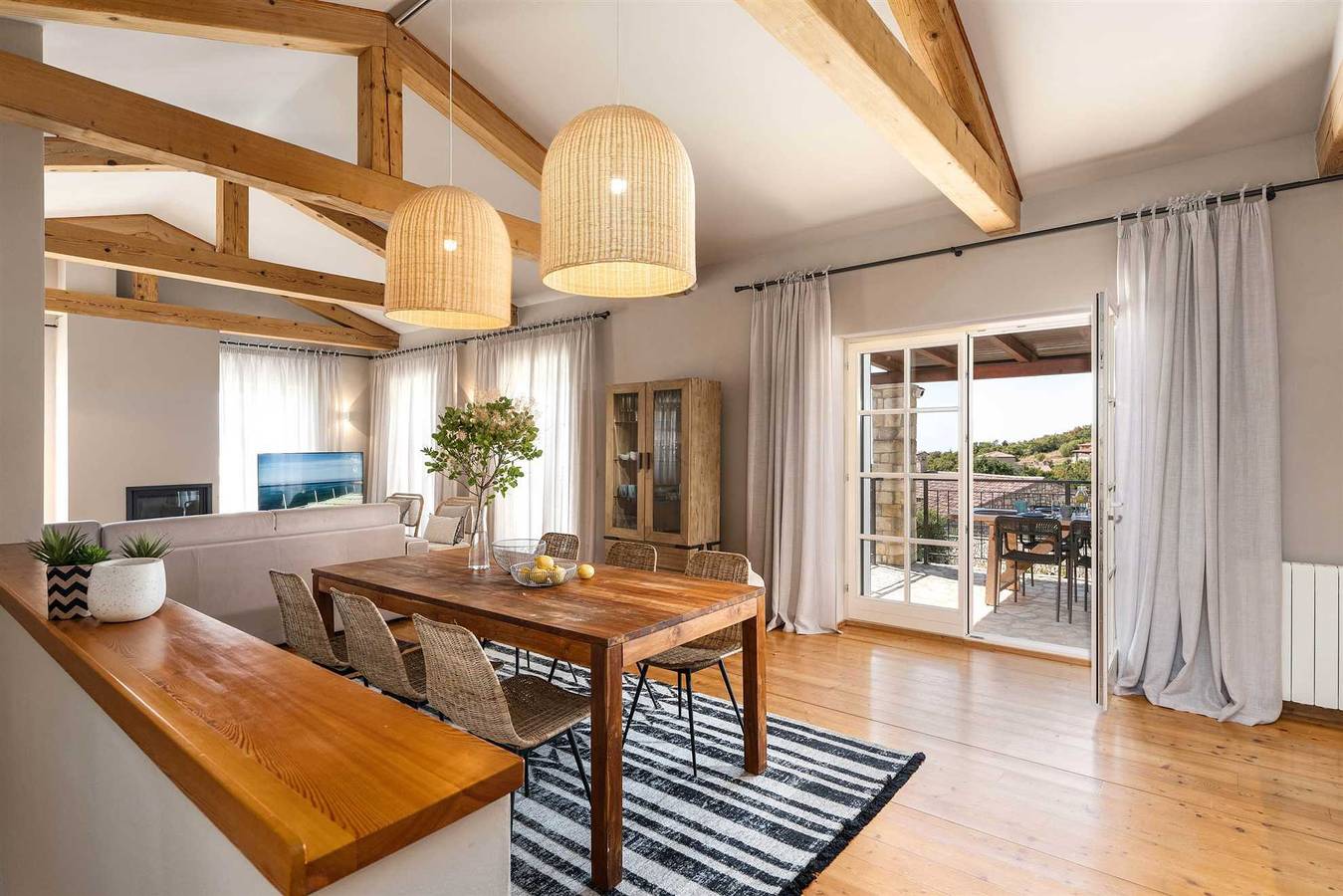 Fröhliche Meerblick-Villa Franka in ruhiger Lage in Rabac, Ostküste Istrien