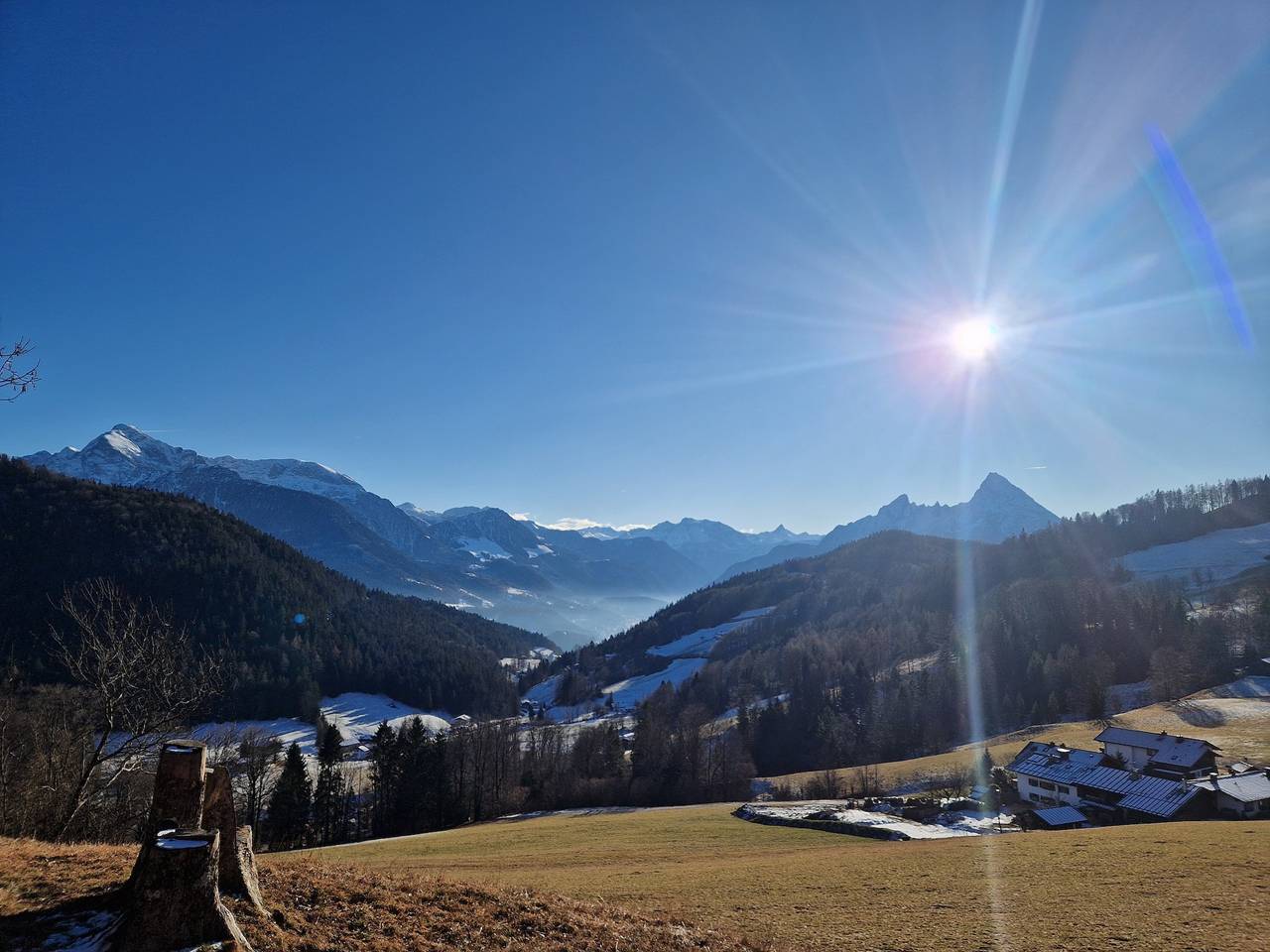 Ganze Ferienwohnung, Alpenblick Untersberg - Ferienwohnung in Berchtesgaden, Berchtesgadener Alpen