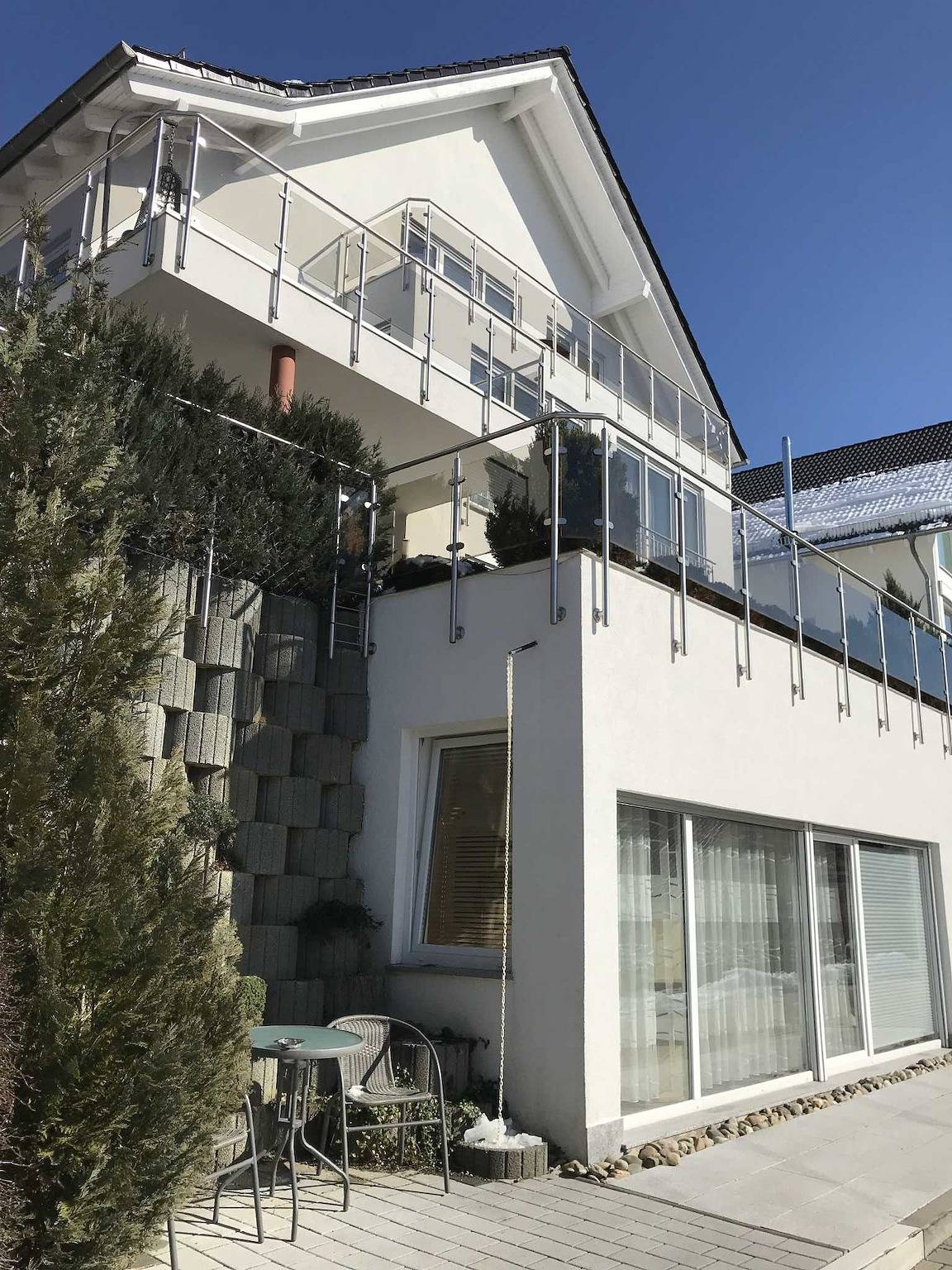 Entire apartment, Vacation apartment for 4 people with sauna in Grafenau (Württemberg), Northern Black Forest