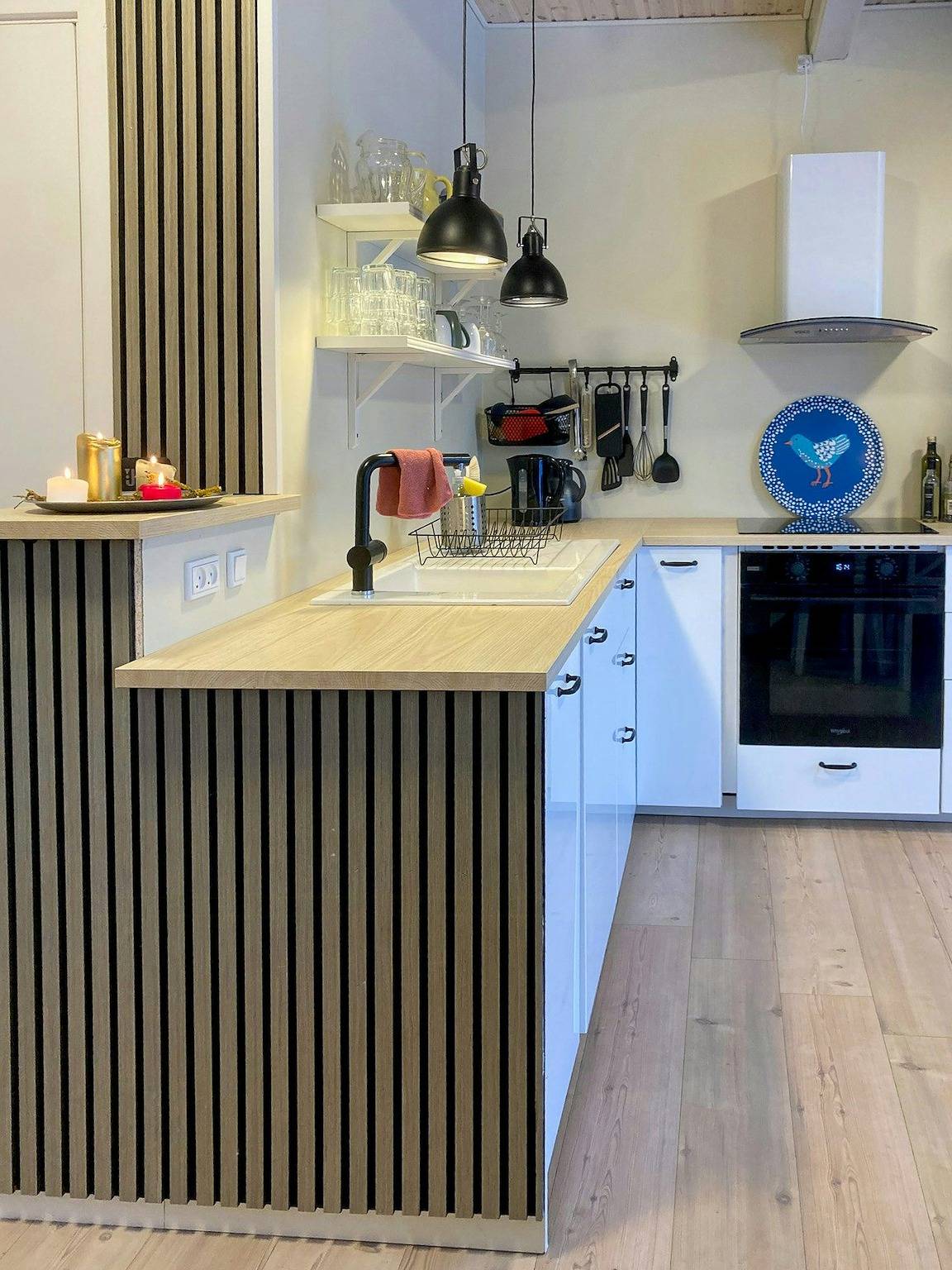 Ferienhaus mit Außendusche am Roskilde Fjord in Ølsted, Hovedstaden