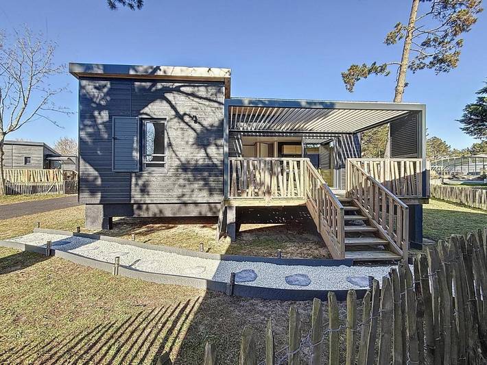 Camping pour 4 personnes, avec piscine et jardin, animaux acceptés