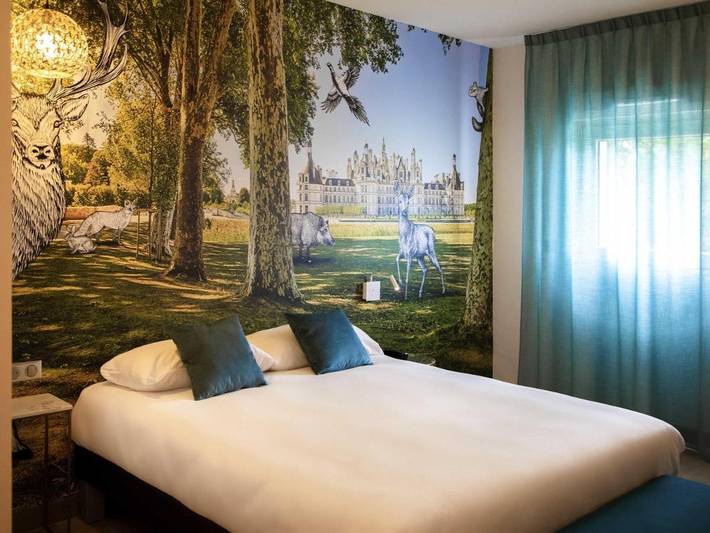 Hôtel pour 2 personnes, avec Terrasse et Piscine à Contres